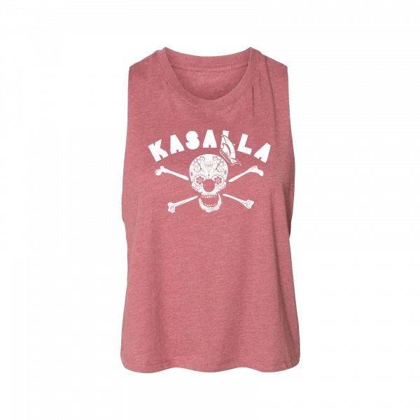 Damen Mexican Racerback Cropped Tank Top