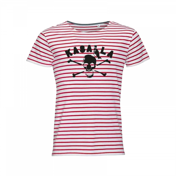 Stripe Totenkopf T-Shirt