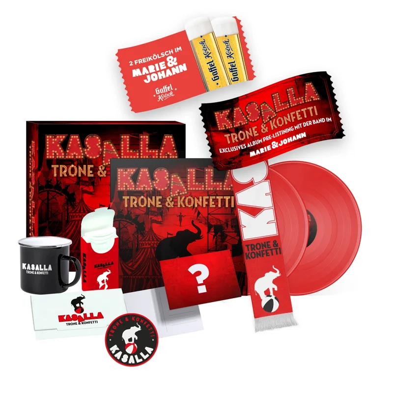 VORBESTELLUNG - Premium Vinyl+CD Box TRONE & KONFETTI (limitiert)