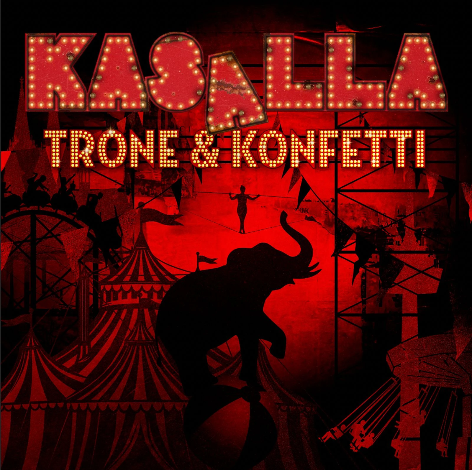 Kasalla – Trone un Konfetti, Albumcover